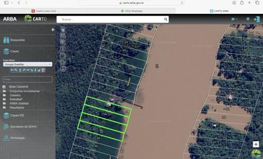 Cuatro Terrenos en venta en block en Río Urion Tigre