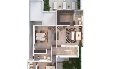 Casa Residencial en Cholul, 4 recámaras y piscina en Residencial
