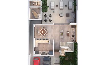 Casa Residencial en Cholul, 4 recámaras y piscina en Residencial