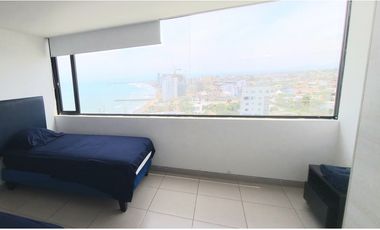 En venta hermoso departamento con vista al mar edf. Poseidon Manta.