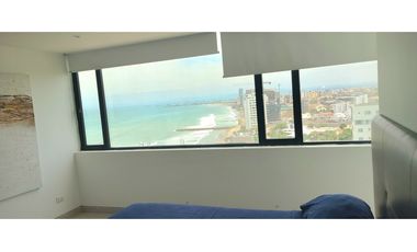 En venta hermoso departamento con vista al mar edf. Poseidon Manta.