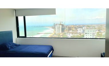 En venta hermoso departamento con vista al mar edf. Poseidon Manta.