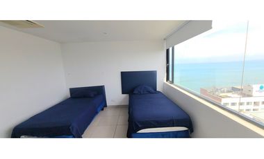 En venta hermoso departamento con vista al mar edf. Poseidon Manta.