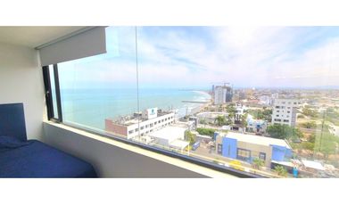 En venta hermoso departamento con vista al mar edf. Poseidon Manta.