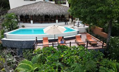 Casa Los Árboles con vista espectacular a la Bahia de Zihuatanejo