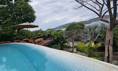 Casa Los Árboles con vista espectacular a la Bahia de Zihuatanejo