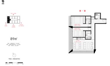 Venta dpto. 1 dormitorio - Domus Delta - Tigre