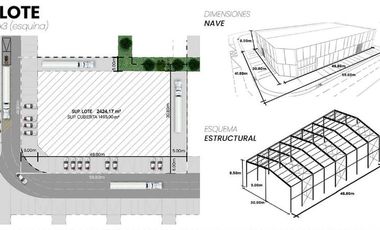 DEPOSITO/NAVE Premium 1.660 M2 en complejo Duorum de Norlog