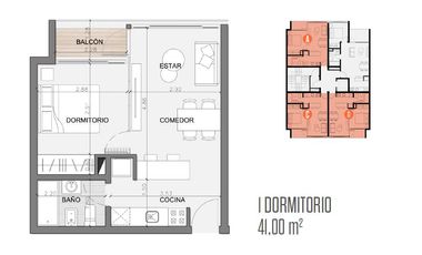 L'AQUILA III DEPARTAMENTO A ESTRENAR 1 DORMITORIO CENTRO