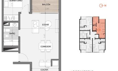 L'AQUILA III DEPARTAMENTO A ESTRENAR 1 DORMITORIO CENTRO