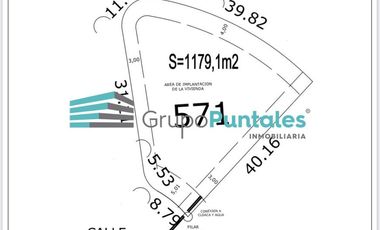 Lote de 1179 m2 en Barrio La Alameda con fondo a la laguna etapa 2, listo para construir
