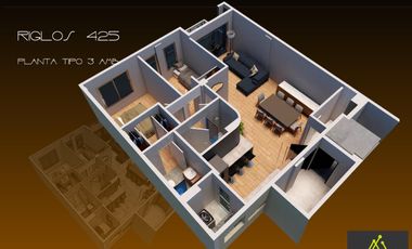Venta en Pozo  - Departamento 3 ambientes de categoría -  Riglos al 400 - Caballito