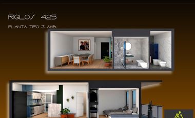 Venta en Pozo  - Departamento 3 ambientes de categoría -  Riglos al 400 - Caballito