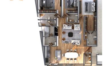 Departamento en venta en Emiliano Zapata, Metepec, Estado de México