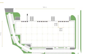 Renta de Nave Industrial de 11,056 m2 en Garcia Nuevo Leon .