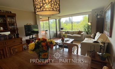 Departamento con amplia vista al golf