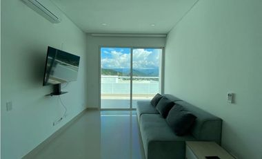 Una casa en el aire con vista al mar