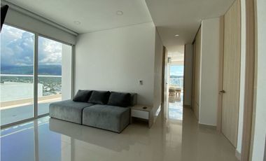 Una casa en el aire con vista al mar