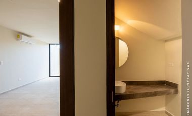 Townhouse en venta en Temozón Village Merida de 3 habitaciones y alberca