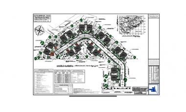 SAN CARLOS / COSTA ESMERALDA / 9800M2 / ANTEPROYECTO PARA 16 CASAS
