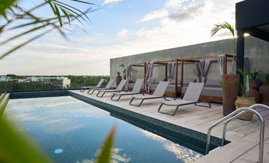 Venta Departamento Céntrico de 1 Recámara en Tulum