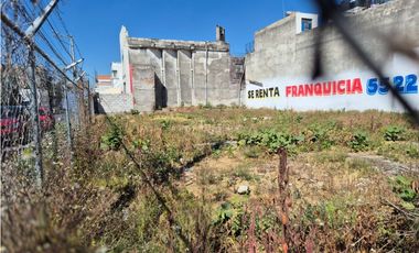 TERRENO EN RENTA INSURGENTES CHULA VISTA PUEBLA