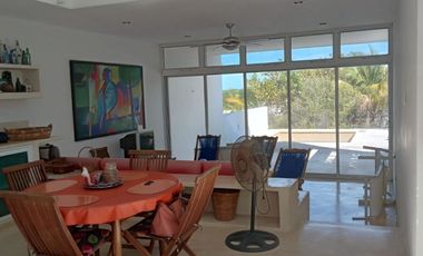 Casa FRENTE AL MAR en Venta, Telchac Yucatán