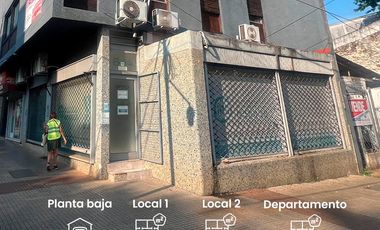 Local comercial 1 y 2 y departamento en venta