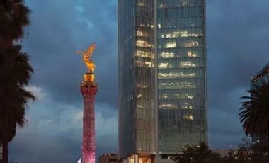 Renta Oficina 465 m² nueva y acondicionada AAA REFORMA ÁNGEL TORRE NEW YORK LIFE