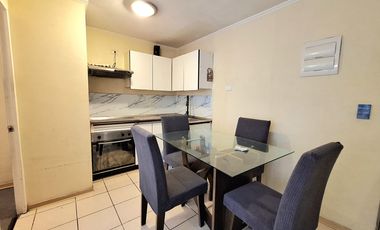 Arriendo Depto. 2D/1B, semi amoblado + Bod - Santiago