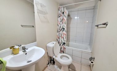 Arriendo Depto. 2D/1B, semi amoblado + Bod - Santiago