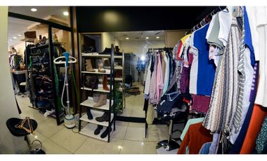 Tienda de ropa derecho de llaves