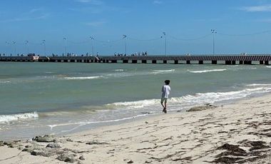 Venta de casa Ágora de una planta a una cuadra del parque de Chicxulub Puerto