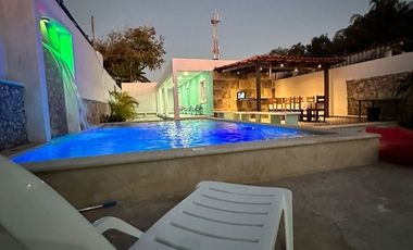 Venta de casa Ágora de una planta a una cuadra del parque de Chicxulub Puerto