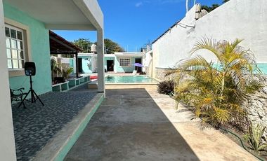 Venta de casa Ágora de una planta a una cuadra del parque de Chicxulub Puerto