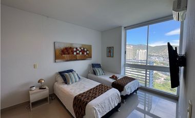 Apartamento con hermosa vista en primera línea de playa