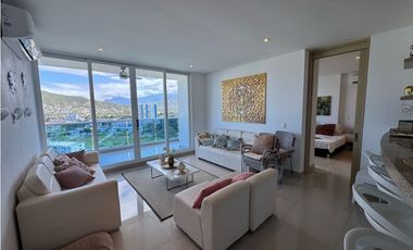 Apartamento con hermosa vista en primera línea de playa