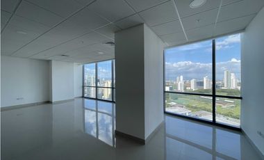 ALQUILER OFICINA AMOBLADA COSTA DEL ESTE 104 M2 FINANCIAL PARK MC