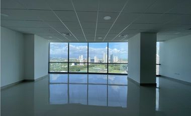 ALQUILER OFICINA AMOBLADA COSTA DEL ESTE 104 M2 FINANCIAL PARK MC