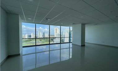 ALQUILER OFICINA AMOBLADA COSTA DEL ESTE 104 M2 FINANCIAL PARK MC