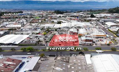 Galpón industrial de arriendo sector Carcelén industrial Quito