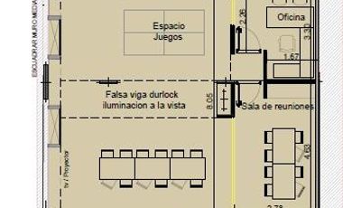 Venta Oficina 5 ambientes al frente con Balcon en San Telmo.