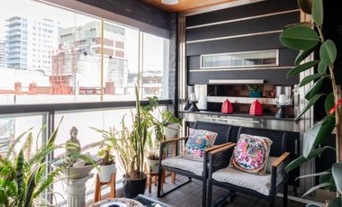 Departamento en el barrio La Imprenta con dormitorio en suite