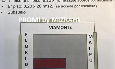 Venta local con Edificio de 2000mts en San Nicolás / Retiro