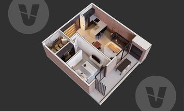 Departamento en venta - Canning, Complejo Brick