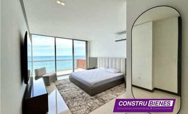 Penthouse Amoblado Vista al Mar - Playa Murciélago, Manta