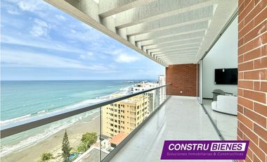 Penthouse Amoblado Vista al Mar - Playa Murciélago, Manta