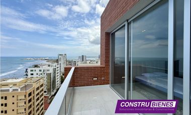 Penthouse Amoblado Vista al Mar - Playa Murciélago, Manta