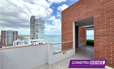 Penthouse Amoblado Vista al Mar - Playa Murciélago, Manta