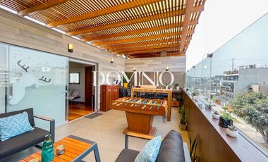 Departamento dúplex remodelado - Surco límite con San Borja